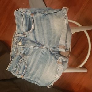 American Eagle Light Wash Jean Shorts